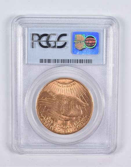 MS63 1910-S $20 Saint-Gaudens Gold Double Eagle PCGS