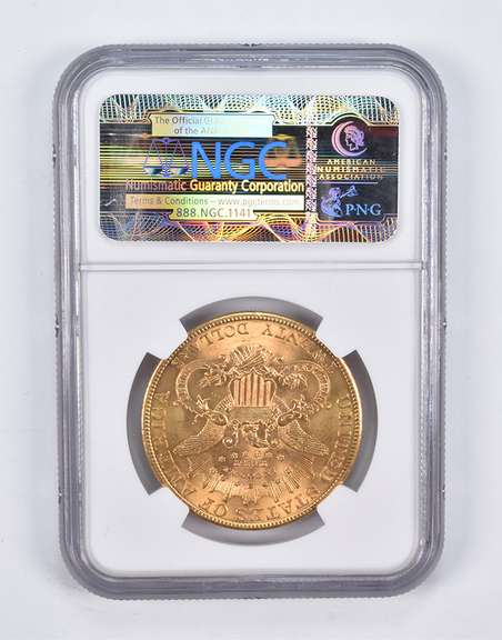 MS64 1904 $20 Liberty Head Gold Double Eagle CAC NGC