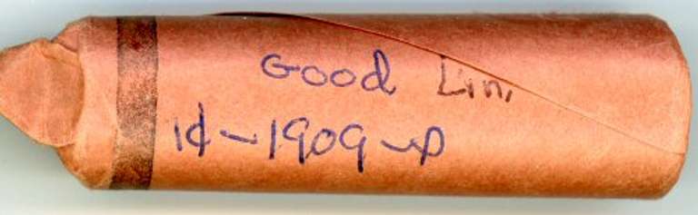 Roll of 1909 Lincoln Cents