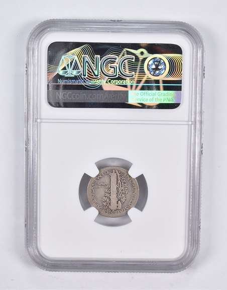 AG3 1916-D Mercury Dime NGC