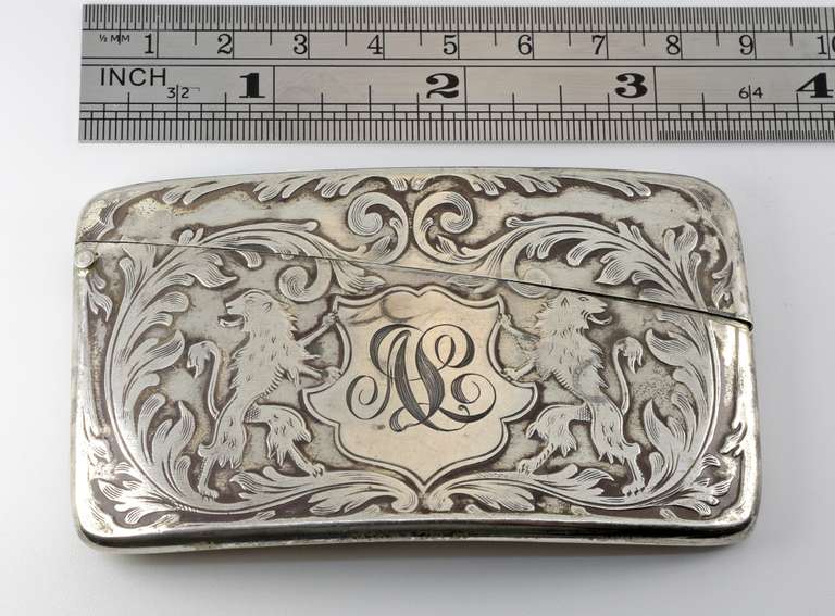 Distinguished Match Safe in Sterling Silver