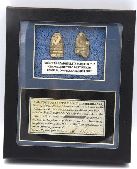 Civil War Artifacts Lead Bullets