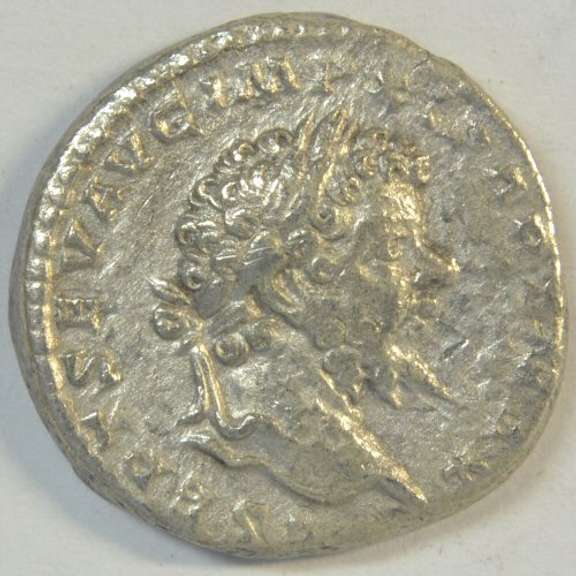 Sharp Septimius Severus Roman Silver Denarius, 193-211 AD