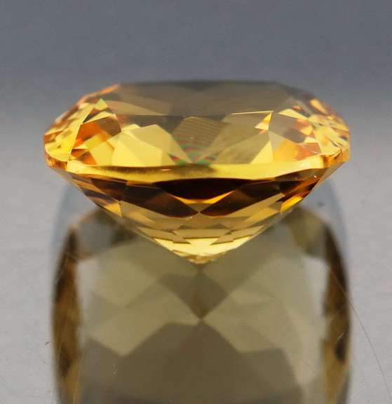 Rich 7.33ct 13mm golden Citrine
