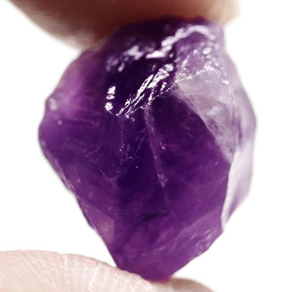 Large 24.48ct untreated uncut Amethyst