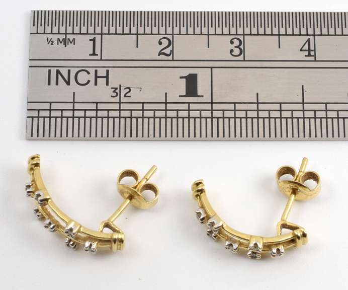 Useful Diamond Cluster Earrings