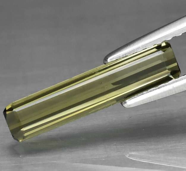 Superb color in this 1.18ct olive Tourmaline