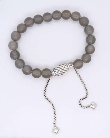 David Yurman Spiritual Moonstone 8mm Bead Bracelet