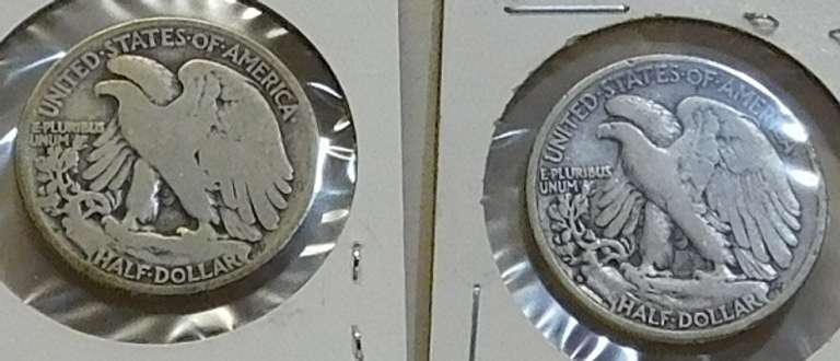 1935 & 1934 Walking Lib Hf circ