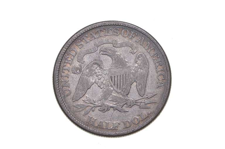 1874 Seated Liberty Half Dollar - With Arrows