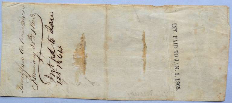 $100 CSA June 25 1862 Straight Steam Note