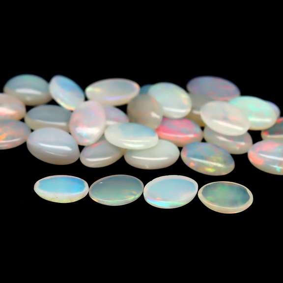 Beautiful 7.30ct unheated Ethiopian opal set