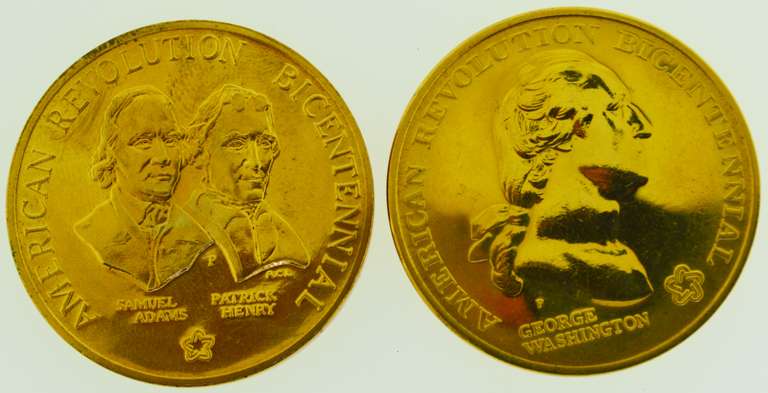 Lot of Two American Revolution Bicentennial US Coin