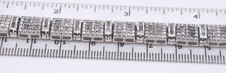 Sterling Silver Cubic Zirconia Bracelet