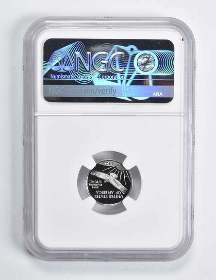 PF70 UCAM 1997-W $10 American 1/10 Oz. .999 Fine Platinum Eagle NGC