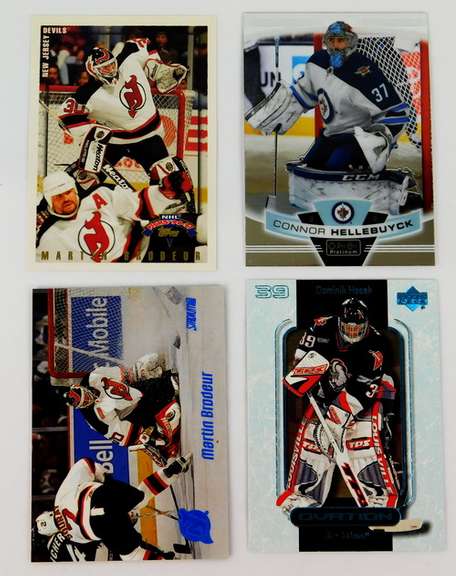 4 Hockey Goalie Cards