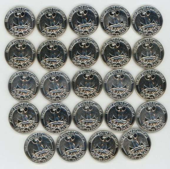 24 Choice to Gem Proof Silver Washington Quarters 1960-63