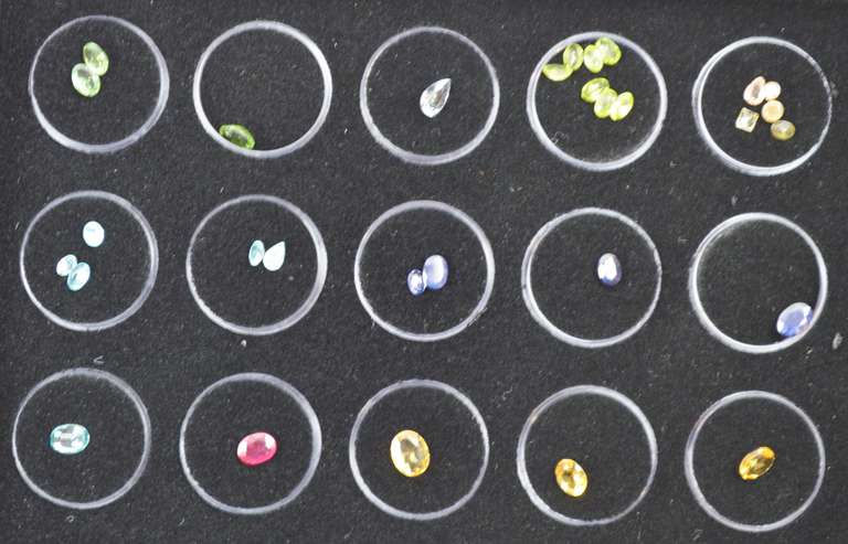 Loos Mixed Gemstone Tray Lot