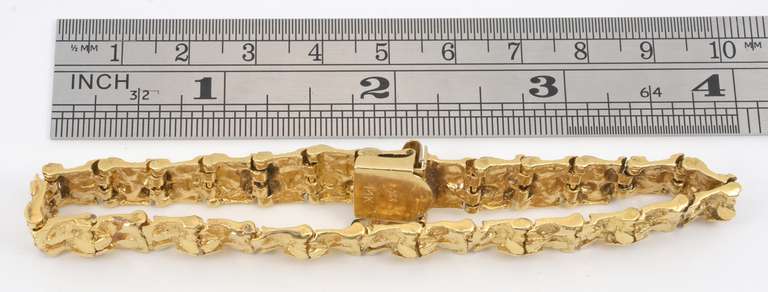 Popular 14k nugget Bracelet