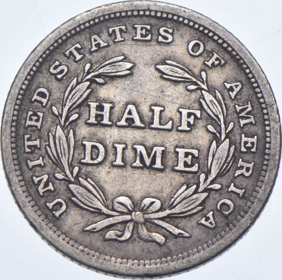 1839 Seated Liberty Half Dime