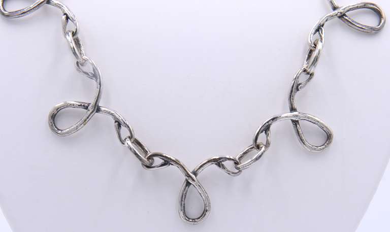 Vintage Sterling Silver Necklace