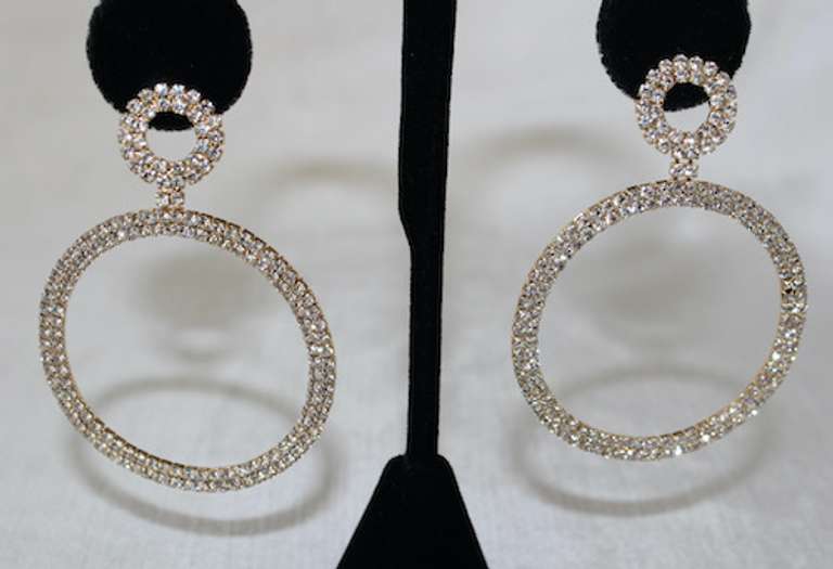 A Very Sexy  Fashion  Design Hoop Earrings