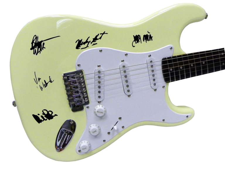Grateful Dead Autographed Facsimile Signed Guitar