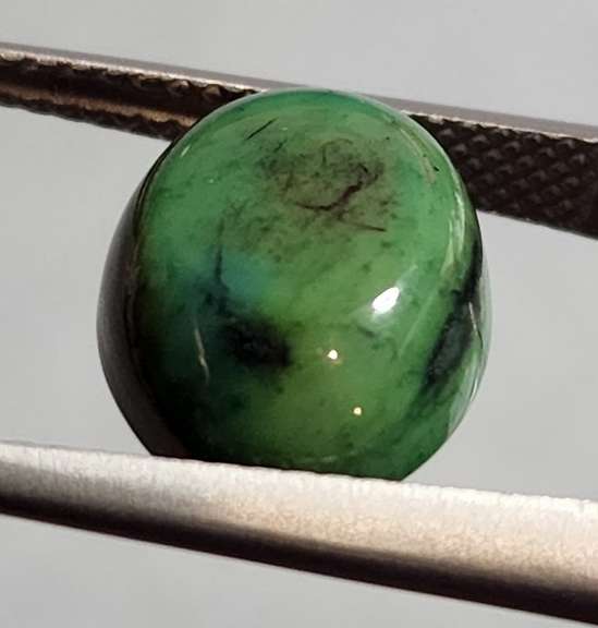 Glistening 3.61ct Welo Black Opal cabochon