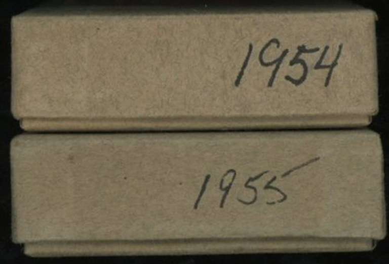 Original Unopened Boxes Of 1954 & 1955 Us Proof Sets
