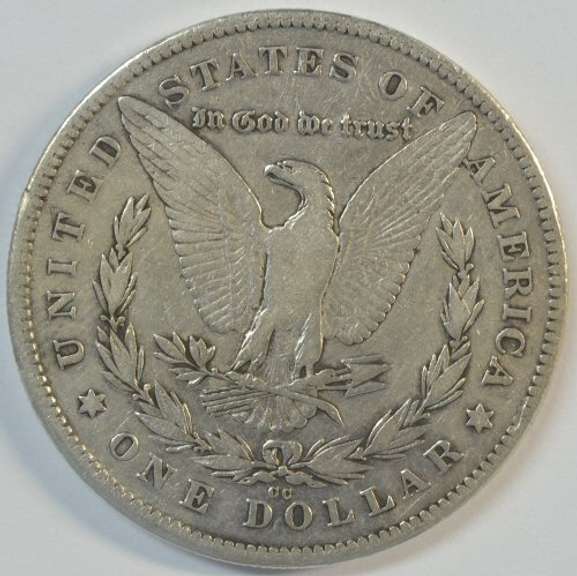 Upper end 1878-CC Morgan Silver Dollar. Scarce key date