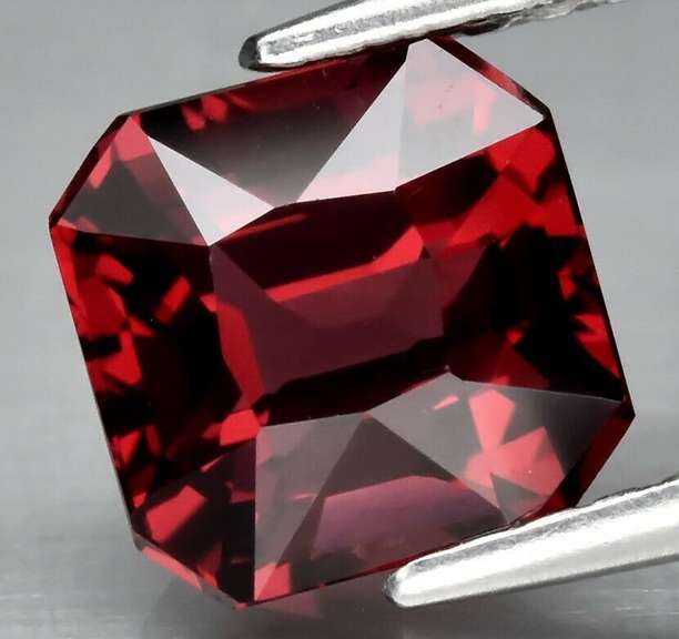 Ravishing 1.99ct rich violet red Rhodolite Garnet