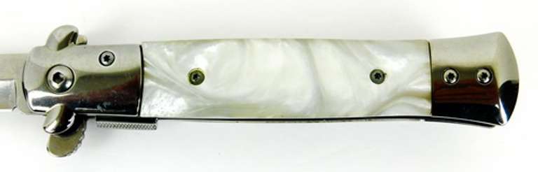 Switch Knife with Mother of Pearl Handle