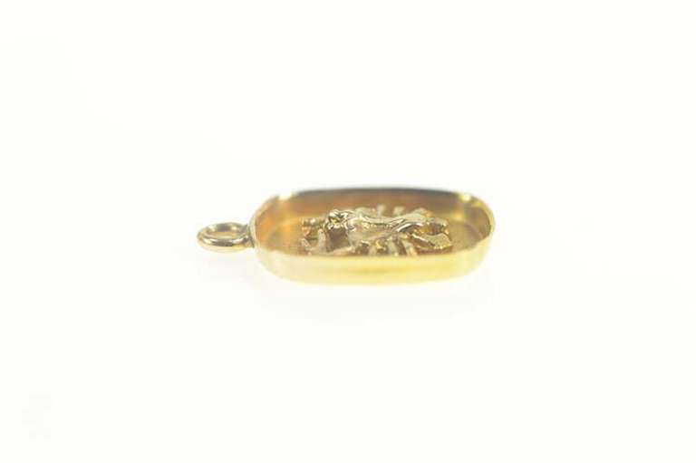 14K Yellow Gold Cancer Zodiac Symbol Astrology Star Sign Charm/Pendant