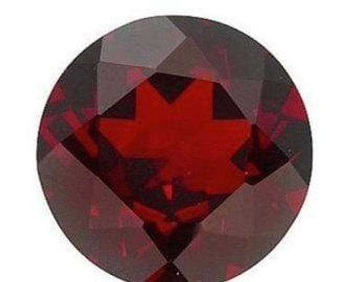 2.5MM ROUND GARNET LOOSE GEMSTONE