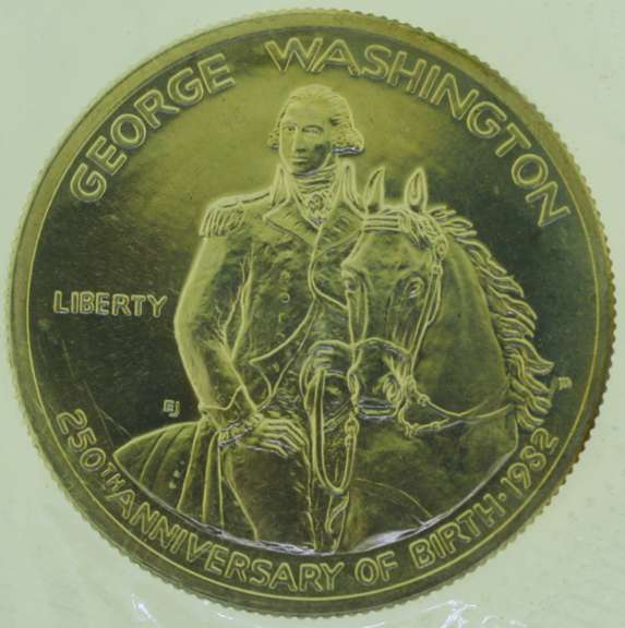 George Washington 250th Anniversary of Birth 1982-D Half Dollar US Coin