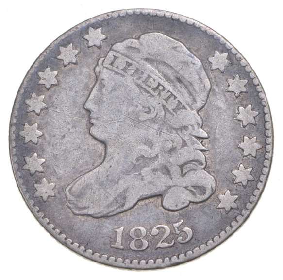 1825 Liberty Cap Dime - JR-2