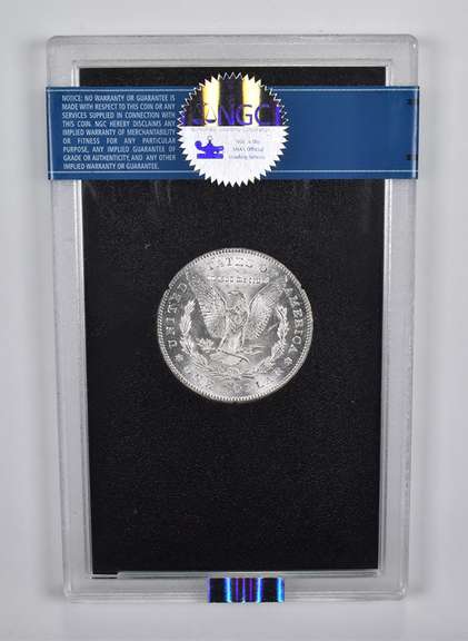 MS64 1880-CC REV Of 78 Morgan Silver Dollar CAC GSA Hoard NGC