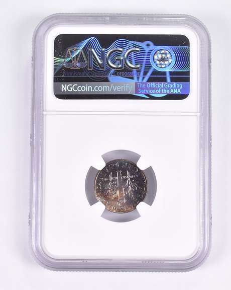 Proof Details 1950 Roosevelt Dime - Artificial Toning - Graded NGC