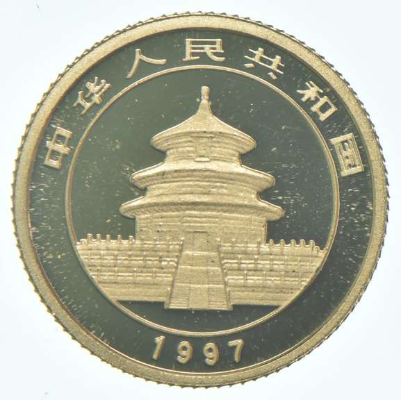 1997 China 5 Yuan - 1/20 Oz. .999 Fine Gold
