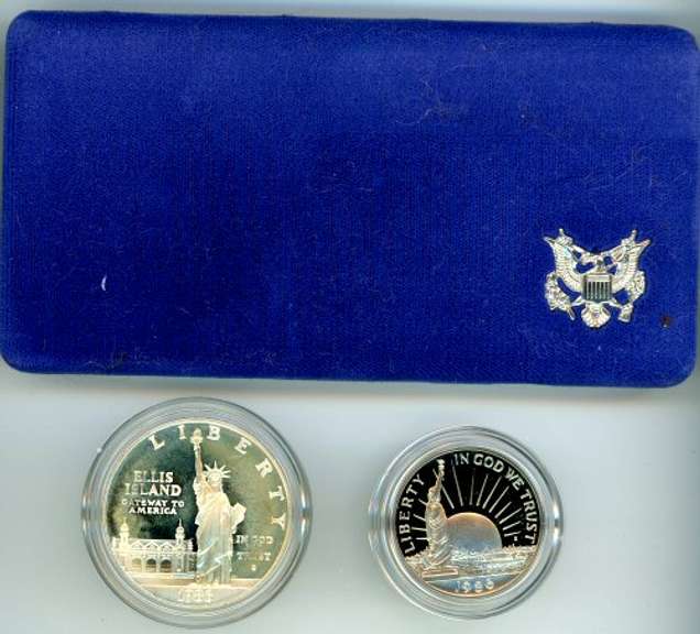 1986 Statue of Liberty Proof 2-Pc. Commemorative