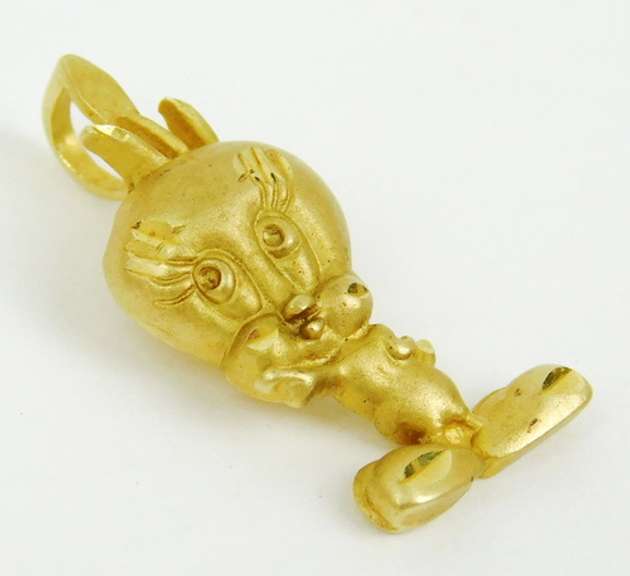 14K Tweety Bird Pendant