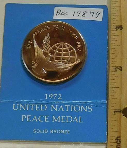 United Nations: Bronze 1972 Peace