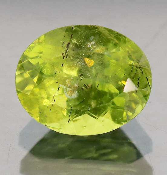 Large 3.29ct Burma green Peridot