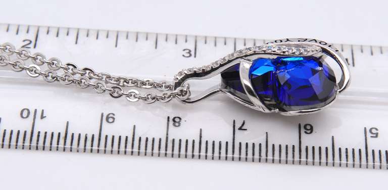Sterling Silver I Love You Heart Shaped Pendant on Chain