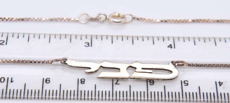 Vintage Italian Sterling Silver Necklace