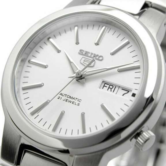 Seiko White Dial Automatic, New In Box.