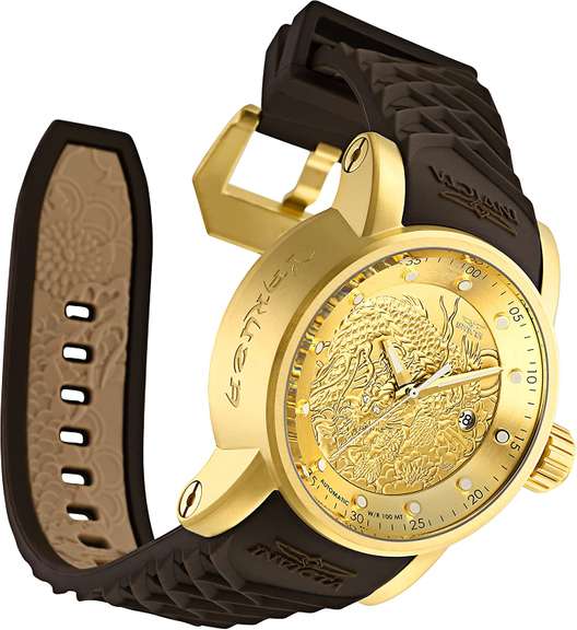 Invicta Gold Dragon Dial Automatic, New In Box.