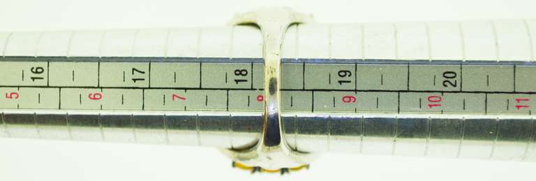 Sterling Silver Opal Color Stone Ring