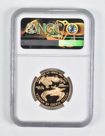PF70 UCAM 1995-W $25 American Gold Eagle 1/2 Oz. .999 Fine Gold NGC