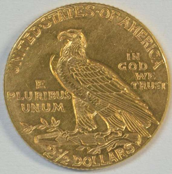 Lovely BU 1909 US $2.50 Indian Gold Piece. Better date
